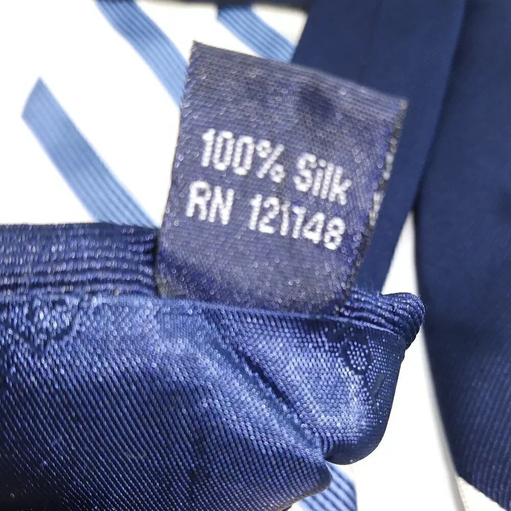 Tommy Hilfiger Tie - Men's - 100% Silk - Striped - 59